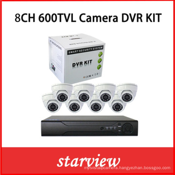 8CH 600tvl Camera DVR Kit